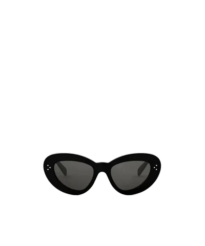 Celine Full Frame Sunglasses In Black