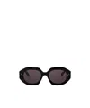 Celine 3 Dot Geometric Square Sunglasses In Black