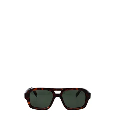 Celine Full Frame Sunglasses In Brown