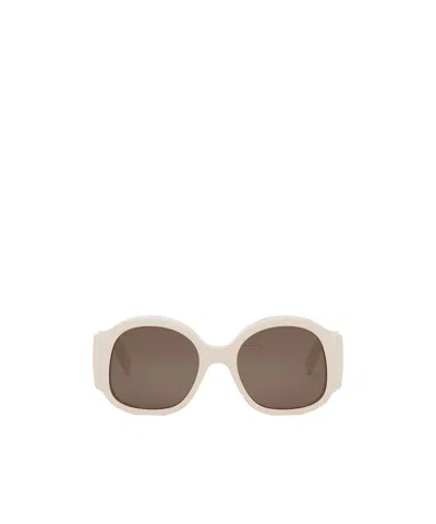 Celine Full Frame Sunglasses In Brown