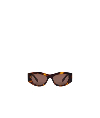 Celine Full Frame Sunglasses In Brown