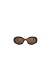 Celine Full Frame Sunglasses In Brown