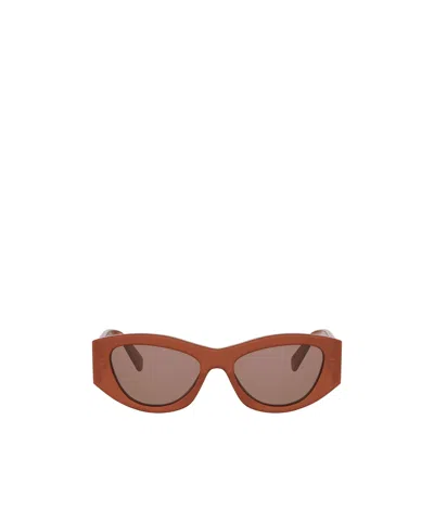 Celine Full Frame Sunglasses In Brown