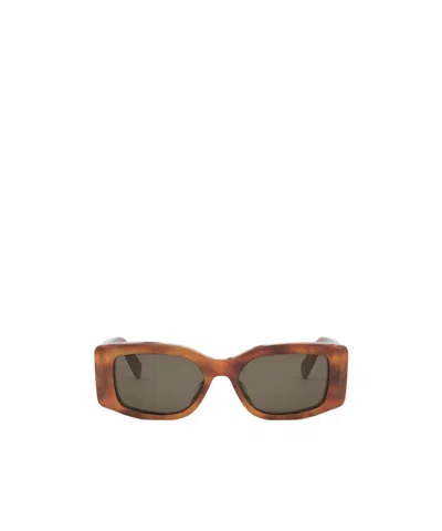 Celine Full Frame Sunglasses In Green