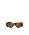 Celine Triomphe Cat-eye Sunglasses In Green
