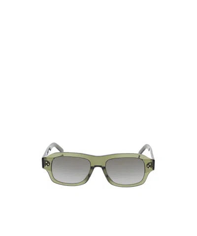 Celine Full Frame Sunglasses In Green