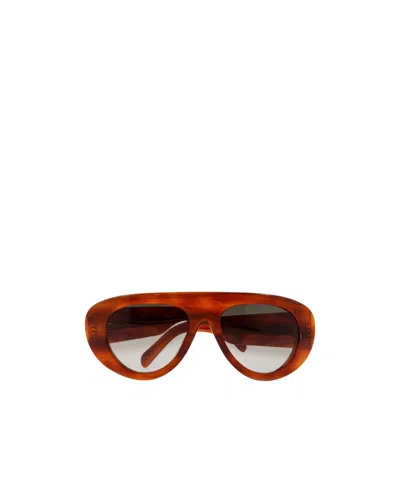 Celine Full Frame Sunglasses In Neutral