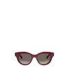 Celine 3 Dots Round Sunglasses In Orange