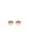 Celine Full Frame Sunglasses In White