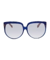 Celine Full Frame Sunglasses In White