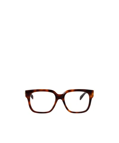 Celine Full-rimmed Plano Lenses In Brown