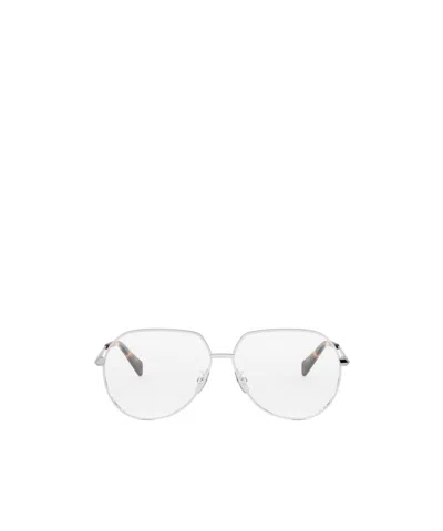 Celine Full-rimmed Plano Lenses In Silver