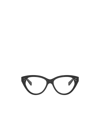 Celine Full-frame Non-prescription Glasses In Black