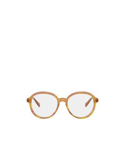 Celine Full-frame Non-prescription Glasses In Brown