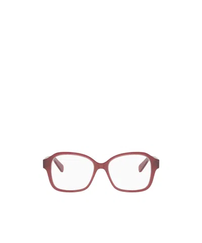 Celine Full-rim Non-prescription Glasses In Burgundy