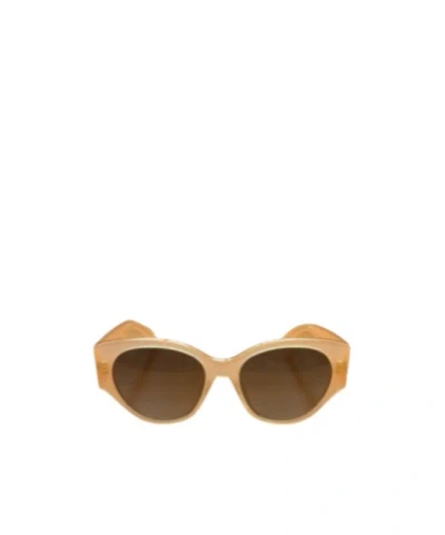Celine Full-rim Sunglasses In Brown