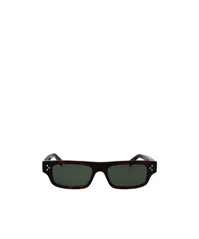 Celine Full-rim Sunglasses In Green