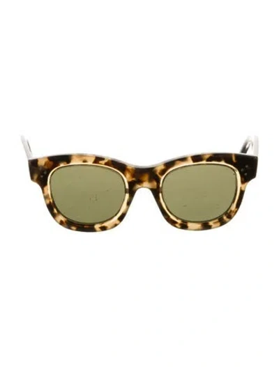 Pre-owned Celine Gaby Square Sunglasses In Brown