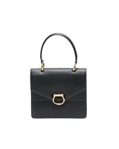 Celine Céline Gancini Classic Bag In Blue