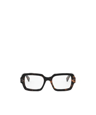 Celine Geometric Flat Mirror In White