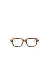Celine Geometric Frame Flat Mirror In Brown