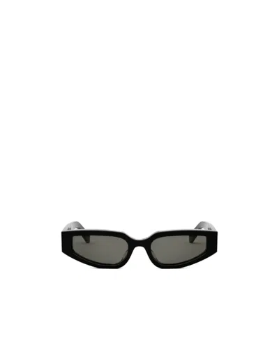 Celine Geometric Frame Sunglasses In Black