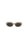 Celine Geometric Frame Sunglasses In Black