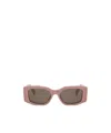 Celine Cl40282u Triomphe Xl 72e Rosa Sunglasses In Nude