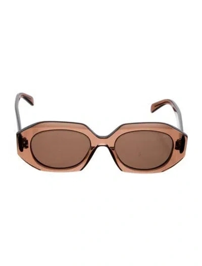 Pre-owned Celine Geometric Oversize Sunglasses In Multi