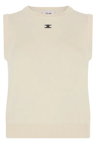 CELINE CELINE GILET CON LOGO