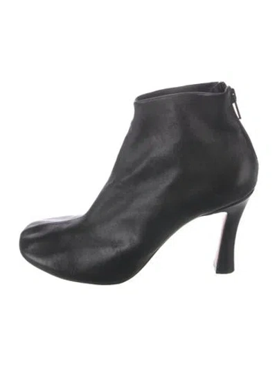 Pre-owned Celine Glove Leather Boots In Black