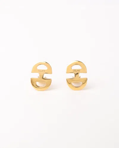 Celine Gold Clip-on Earrings