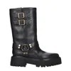Celine Woman Boot Black Size 11 Calfskin In Black
