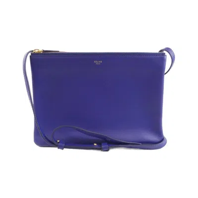 Pre-owned Celine Gold Leather Shoulder Bag ()
