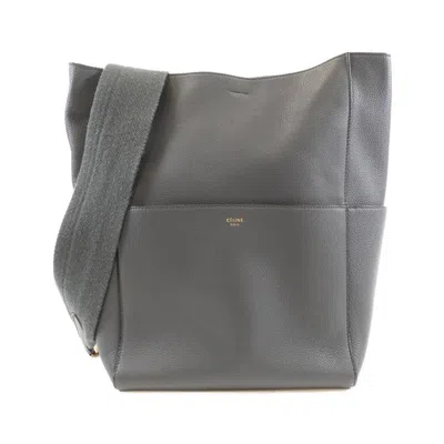 Pre-owned Celine Gold Leather Shoulder Bag ()