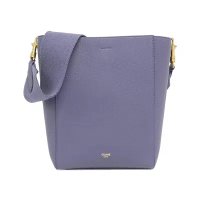 Pre-owned Celine Gold Leather Shoulder Bag ()