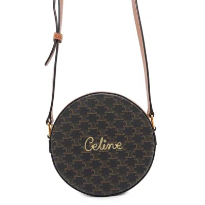 Pre-owned Celine Gold Pvc Leather Shoulder Bag ()