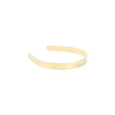 Celine Gold Thin Headband