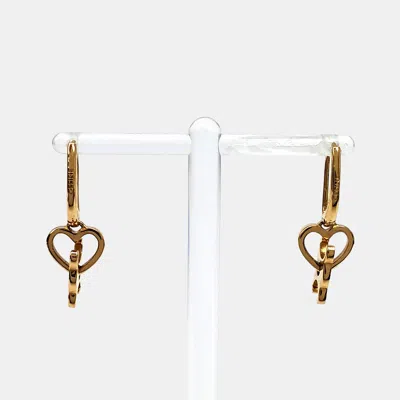 Pre-owned Celine Gold Tone Earrings
