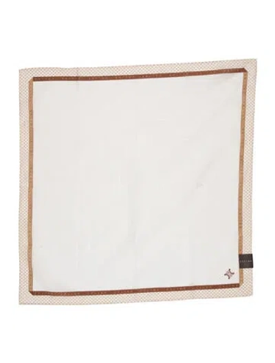 Pre-owned Celine Graphic Print Scarf In Neutrals