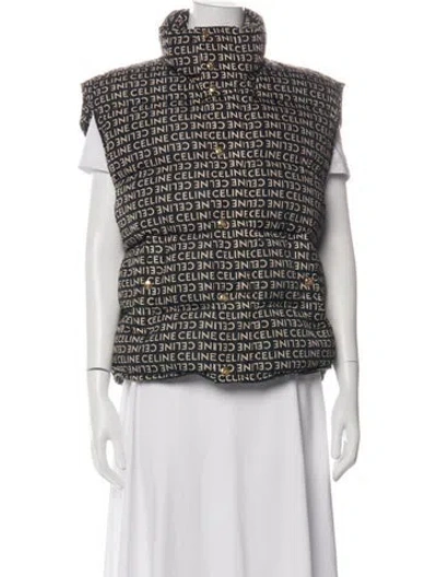 Pre-owned Celine Graphic Print Vest In Multicolor