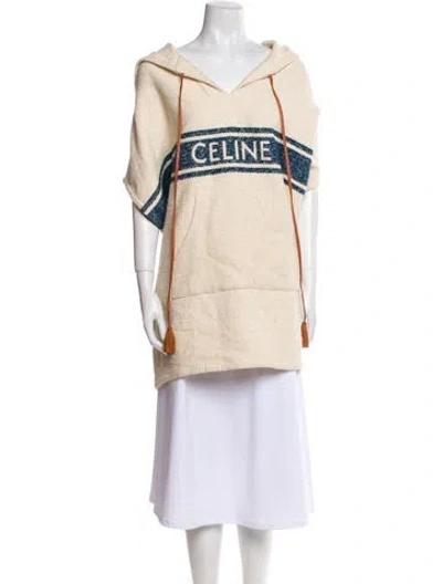 Pre-owned Celine Graphic Print Vest In Neutral