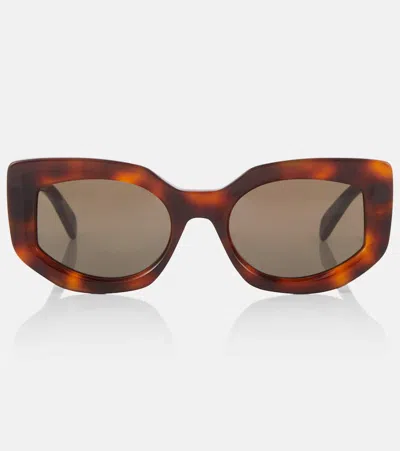 Celine Graphic S277 Cat-eye Sunglasses In Brown