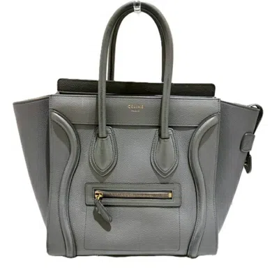 Pre-owned Celine Gray Leather Handbag Tote Bag ()