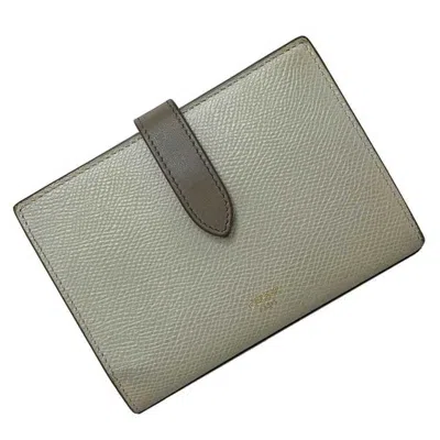Pre-owned Celine Gray Leather Wallet (bi-fold) ()