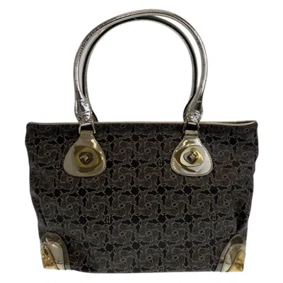 Pre-owned Celine Gray Multi-color Pvc Handbag Shoulder Bag Tote Bag ()
