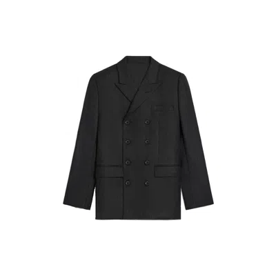 Celine Gray Wool Men's Blazer In Multi