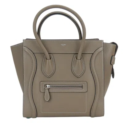 Pre-owned Celine Grayish Leather Tote Bag ()