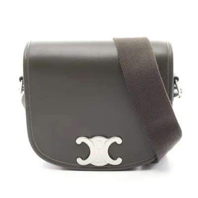 Pre-owned Celine Green Leather Handbag Shoulder Bag ()