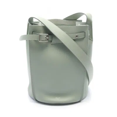 Pre-owned Celine Green Leather Shoulder Bag ()